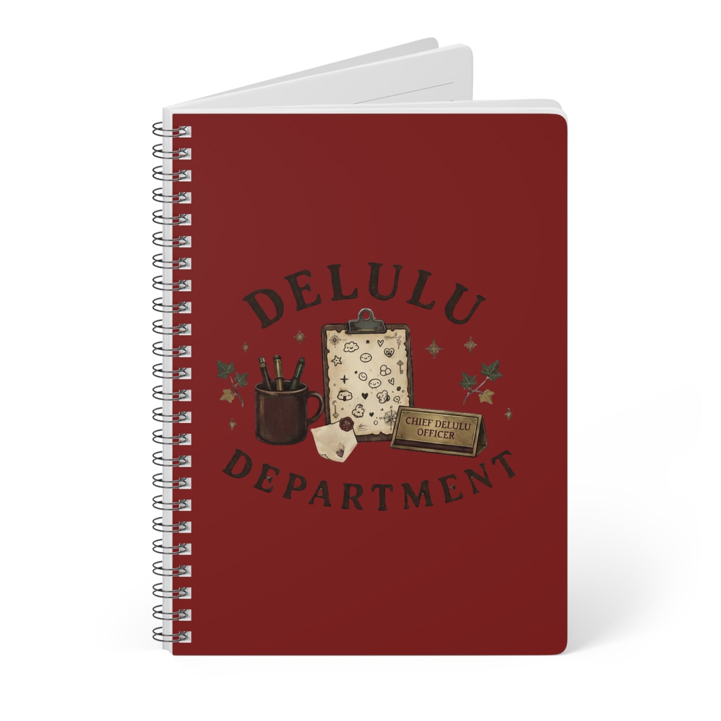 Delulu Department A5 Spiral Notebook