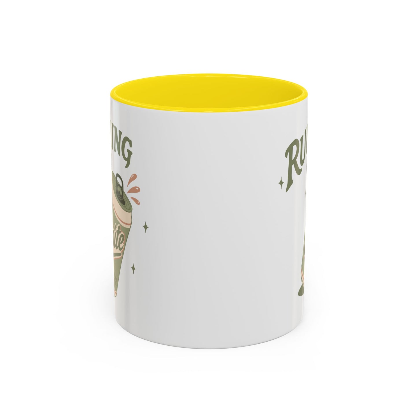'Running on Spite' -  Retro Soda Can Accent Mug (11/15oz)