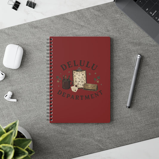 Delulu Department A5 Spiral Notebook