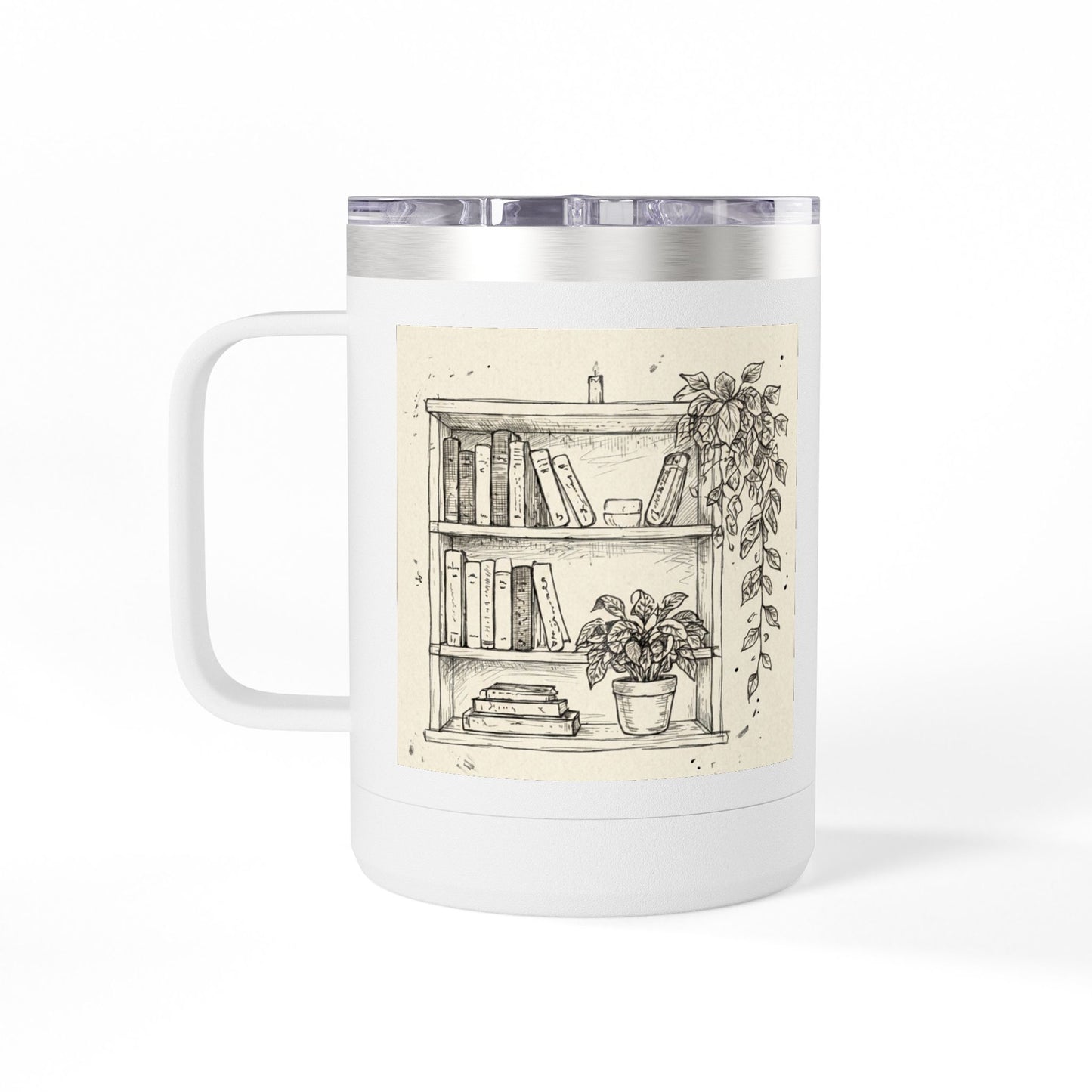 Botanical Sketch 15oz Tumbler Mug - Bookshelf