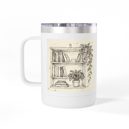 Botanical Sketch 15oz Tumbler Mug - Bookshelf
